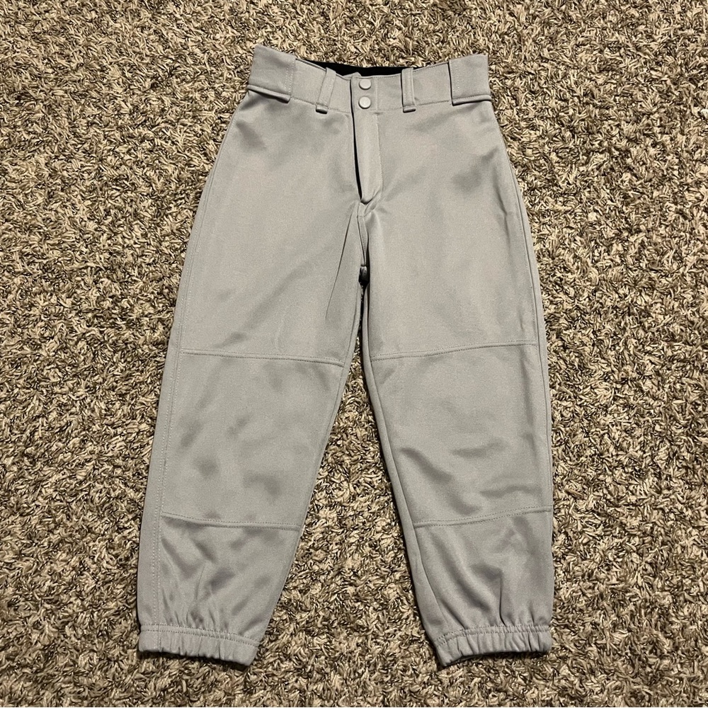 Franklin Grey Baseball Pants Boys Youth Medium